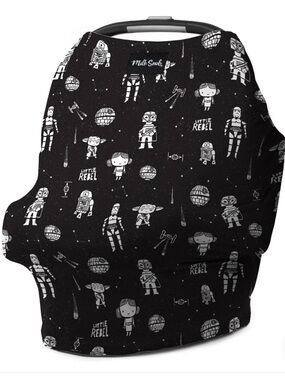 Milksnob bamboo starwars themed baby infant car seat cover